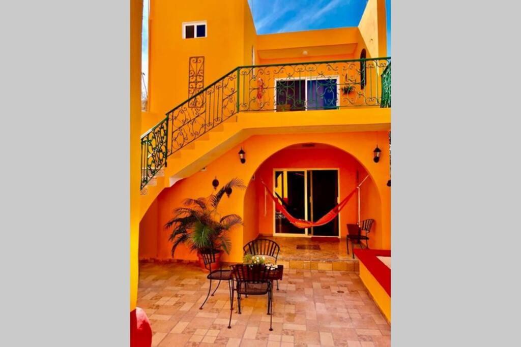 Casa El Flamboyan Dentro De La Ciudad Amurallada Campeche Bagian luar foto